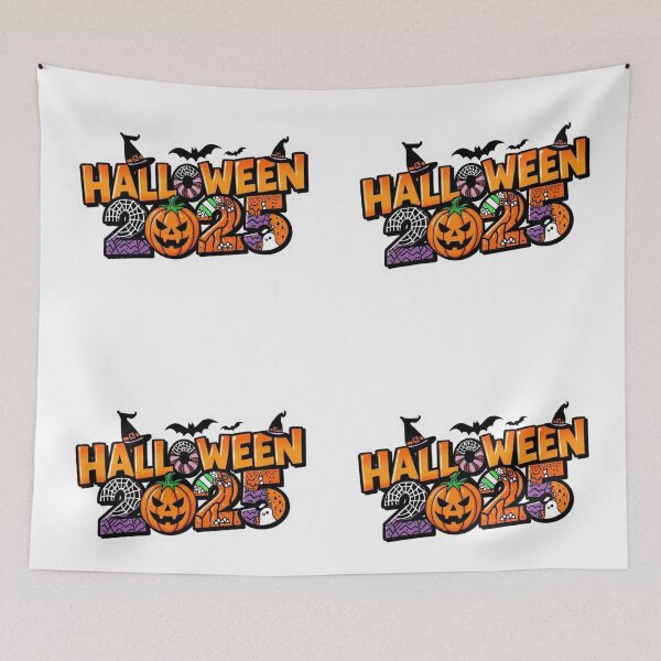 Item preview, Halloween 2025 Celebration – Spooky Fun Pumpkin & Bat Design designed and sold by ArtivaNest.