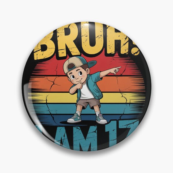 Item preview, 17 Year Old Birthday Dabbing Boy Bruh It's My 17th Birthday  designed and sold by lilLilaBatArt.