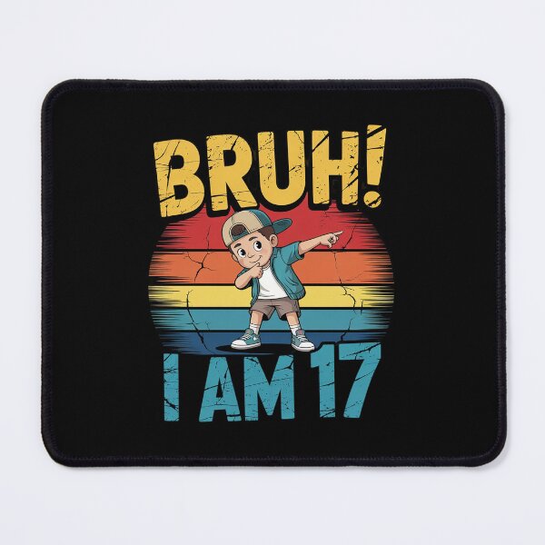 Item preview, 17 Year Old Birthday Dabbing Boy Bruh It's My 17th Birthday designed and sold by lilLilaBatArt.