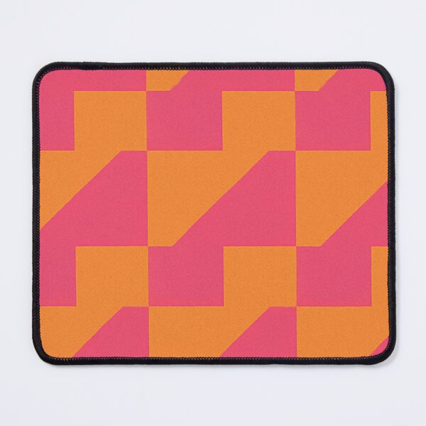Item preview, Orange and Pink Geometric Stair Pattern designed and sold by SassyArtistry.