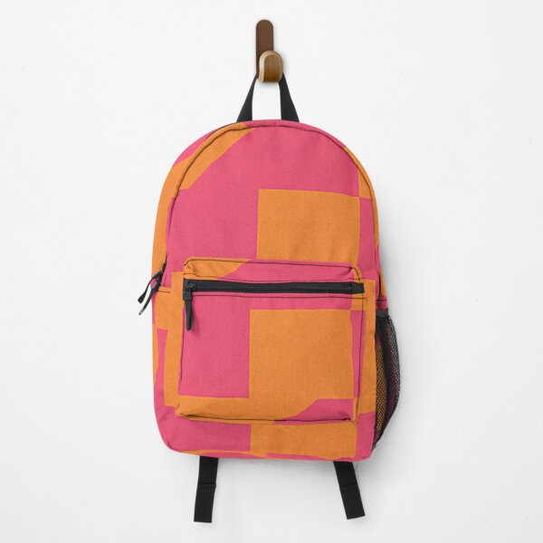 Item preview, Orange and Pink Geometric Stair Pattern designed and sold by SassyArtistry.