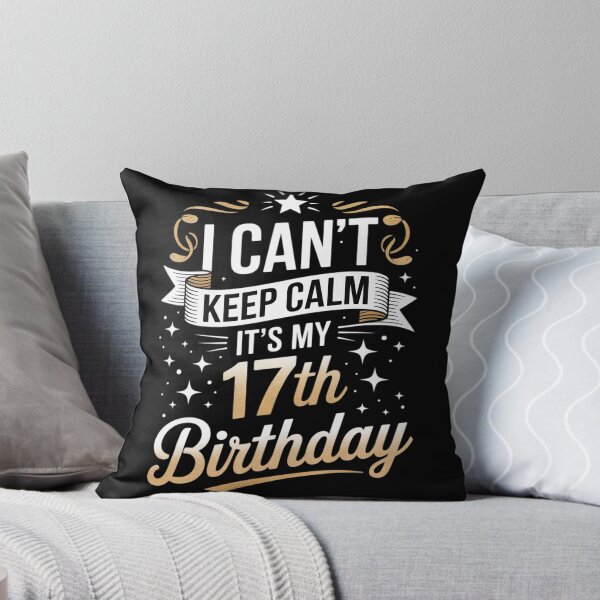 Item preview, 17 Year Old I Can't Keep Calm It's My 17th Birthday  designed and sold by lilLilaBatArt.