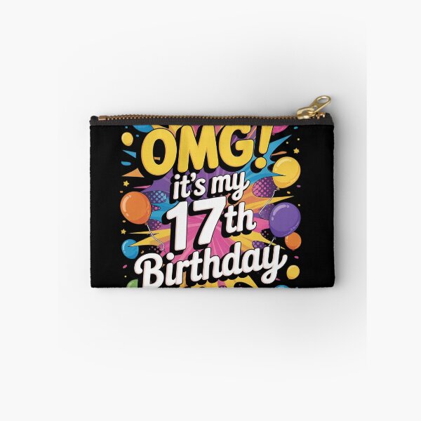 Item preview, 17 Years Old 17th Birthday OMG It's My 17th Birthday  designed and sold by lilLilaBatArt.