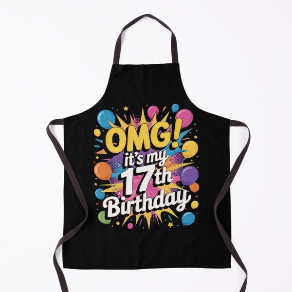 Item preview, 17 Years Old 17th Birthday OMG It's My 17th Birthday  designed and sold by lilLilaBatArt.