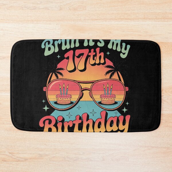 Item preview, 17 Years Old Birthday Party Bruh It's My 17th Birthday  designed and sold by lilLilaBatArt.