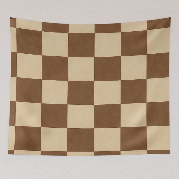 Item preview, Brown and Beige Checker Pattern designed and sold by SassyArtistry.