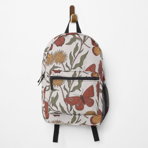 Item preview, Australian Insects Orange Butterflies Wildflowers Seamless Pattern designed and sold by Wennebabs.