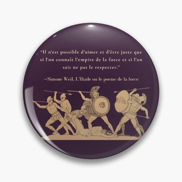 Item preview, Il n'est possible d'aimer et d'être juste que si l'on connaît l'empire de la force et si l'on sait ne pas le respecter. designed and sold by artbleed.