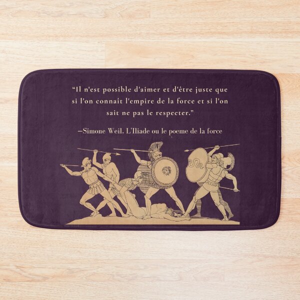 Item preview, Il n'est possible d'aimer et d'être juste que si l'on connaît l'empire de la force et si l'on sait ne pas le respecter. designed and sold by artbleed.