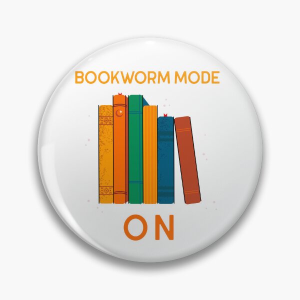 Item preview, Bookworm Mode: ON – Playful Books Design for Avid Readers designed and sold by Ani-24.