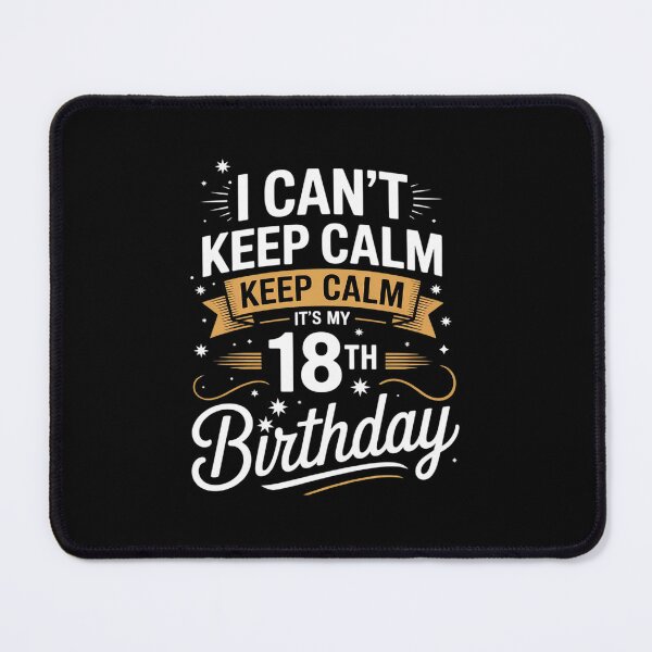 Item preview, 18 Year Old I Can't Keep Calm It's My 18th Birthday designed and sold by lilLilaBatArt.