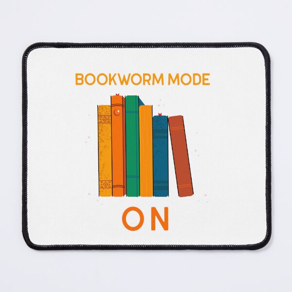 Item preview, Bookworm Mode: ON – Playful Books Design for Avid Readers designed and sold by Ani-24.
