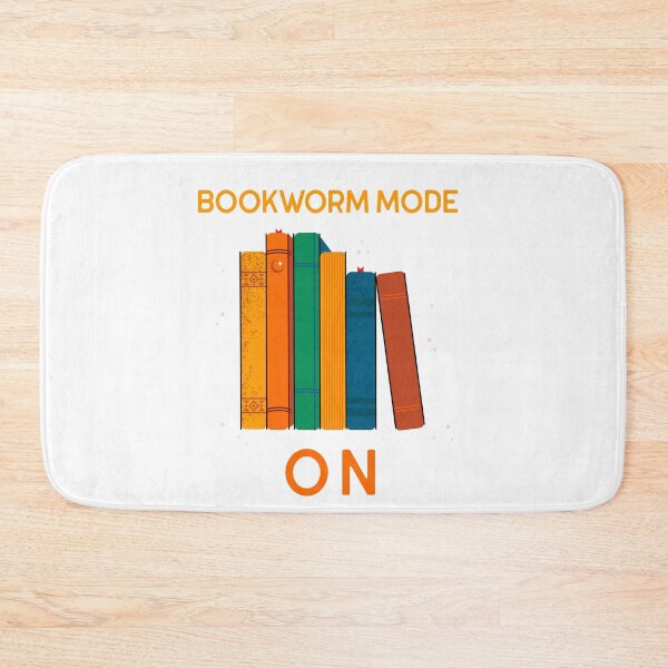 Item preview, Bookworm Mode: ON – Playful Books Design for Avid Readers designed and sold by Ani-24.