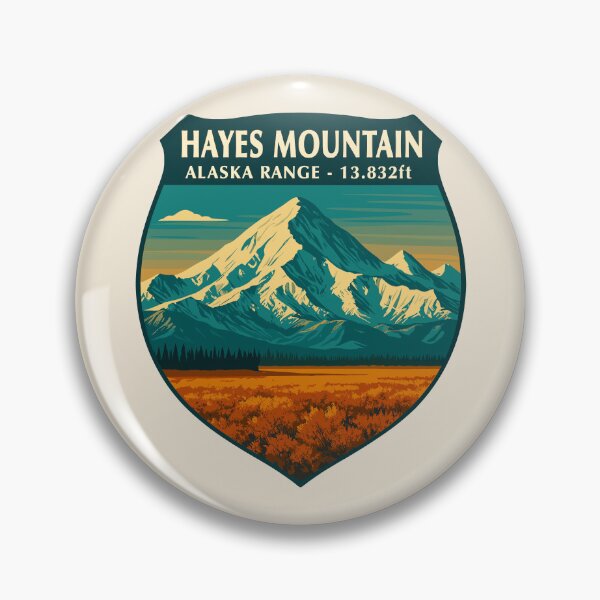 Artikelvorschau, Hayes Mountain Vista - Alaska Vektorlandschaft entworfen und verkauft von Gideon Emmerich.