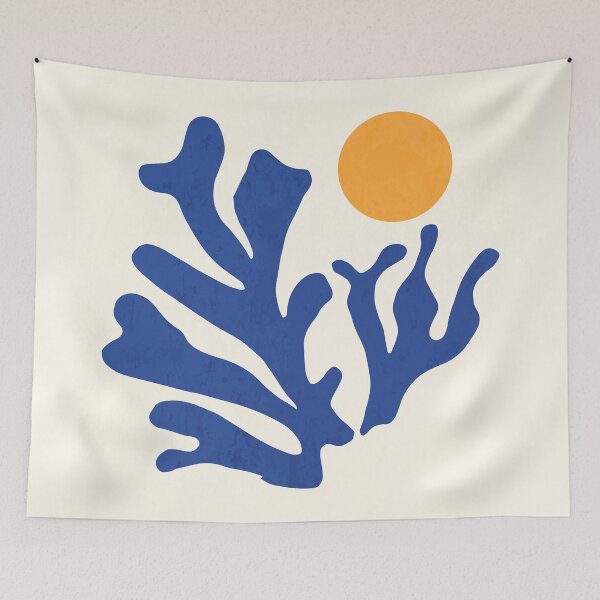 Item preview, Blue Matisse Sunset designed and sold by MaiZephyr.