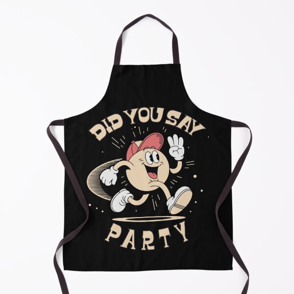 Item preview, Did You Say Party – Fun Retro Cartoon Character Design designed and sold by TipTop GFX.
