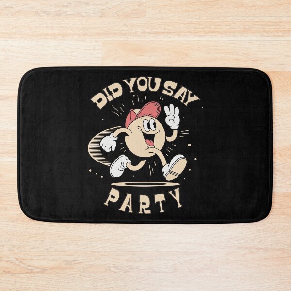 Item preview, Did You Say Party – Fun Retro Cartoon Character Design designed and sold by TipTop GFX.