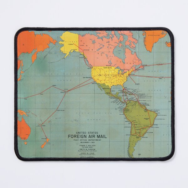Item preview, Vintage Colorful Detailed Bohemian WORLD MAP Poster America Centric designed and sold by easteuromaps.