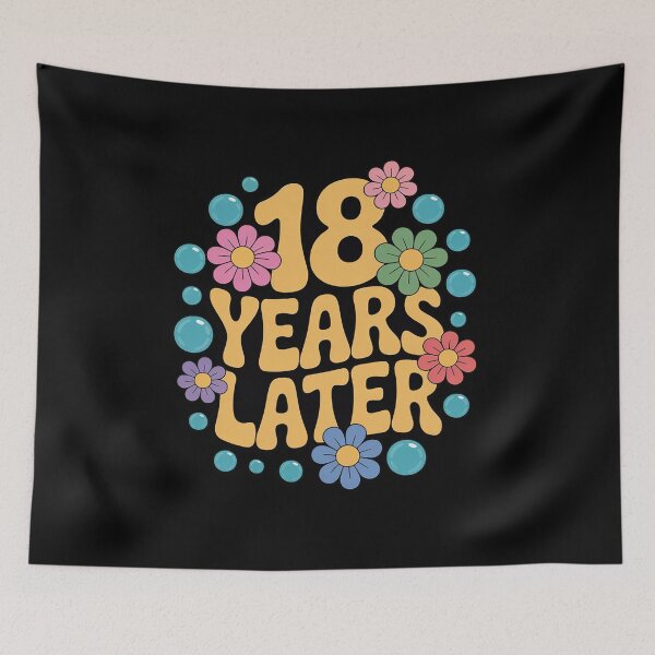 Item preview, Bruh Eighteen 18 Years Later 18th Birthday Party Meme  designed and sold by lilLilaBatArt.