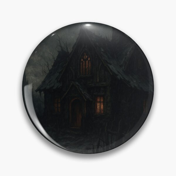 Item preview, Haunted Cottage in Dark Forest designed and sold by SassyArtistry.