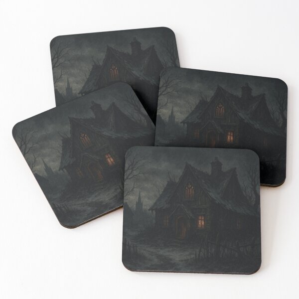Item preview, Haunted Cottage in Dark Forest designed and sold by SassyArtistry.