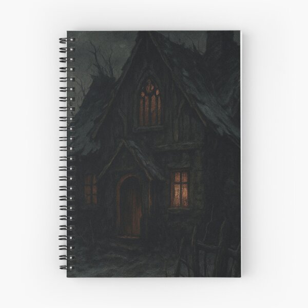 Item preview, Haunted Cottage in Dark Forest designed and sold by SassyArtistry.