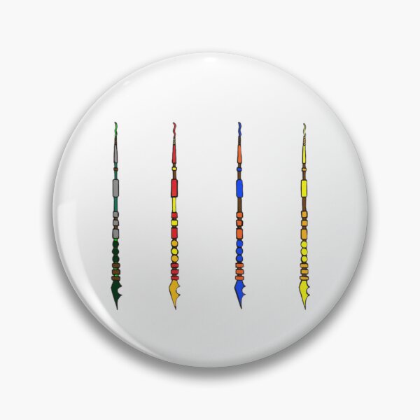 Item preview, Wizard's wands (the 4 "houses") designed and sold by fideskizal.