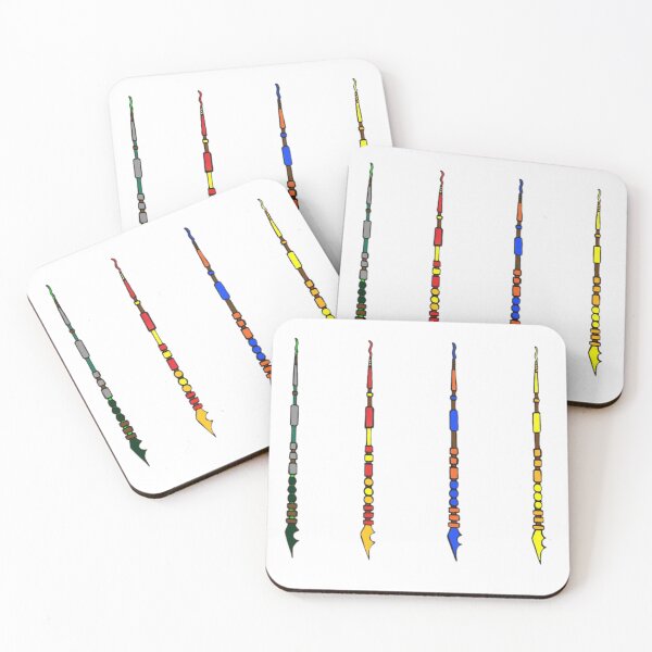 Item preview, Wizard's wands (the 4 "houses") designed and sold by fideskizal.