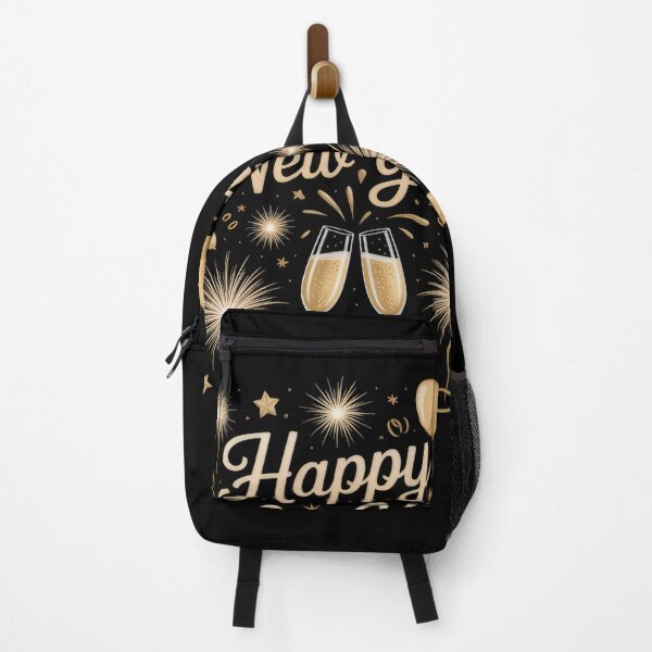 Item preview, Classic Gold Happy New Year designed and sold by sandrahofer-art.