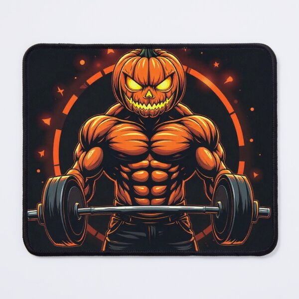 Item preview, Pumpkin beast – badass Halloween fitness art designed and sold by LoomisDreams.
