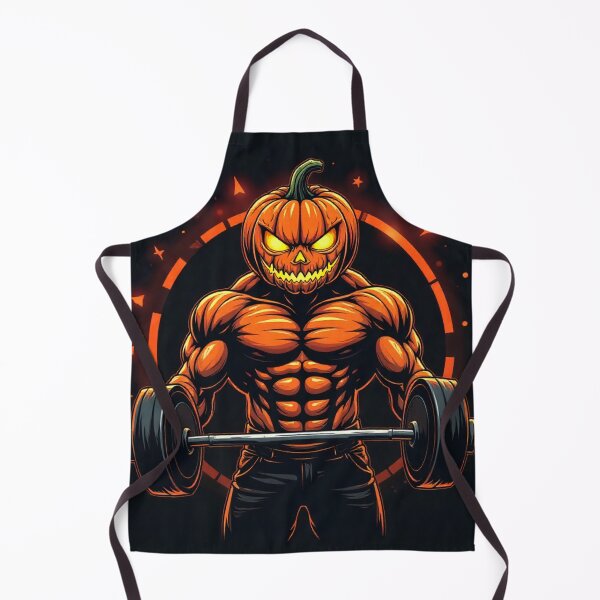 Item preview, Pumpkin beast – badass Halloween fitness art designed and sold by LoomisDreams.