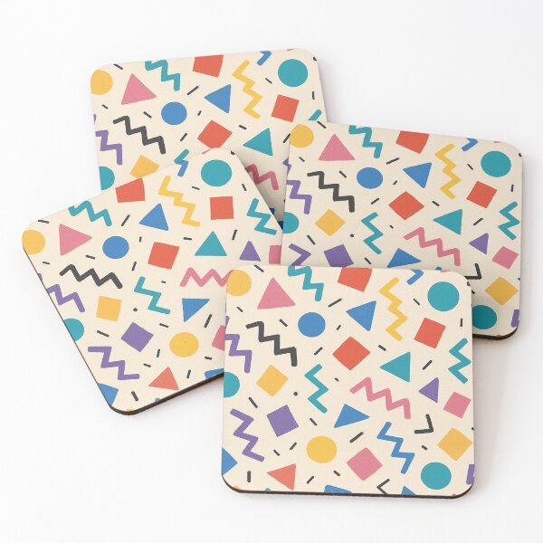 Item preview, Colorful Memphis Geometric Pattern designed and sold by SassyArtistry.
