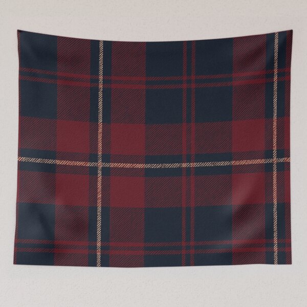 Item preview, Classic Red and Navy Tartan Plaid Pattern designed and sold by SassyArtistry.