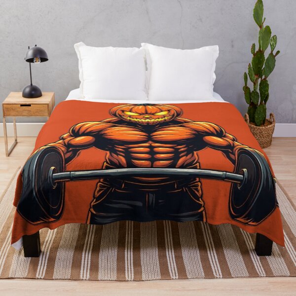 Item preview, Pumpkin beast – Halloween muscle gym design designed and sold by LoomisDreams.