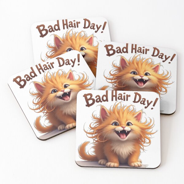 Item preview, Bad hair day, cute kitten with crazy hair designed and sold by nicnacc.