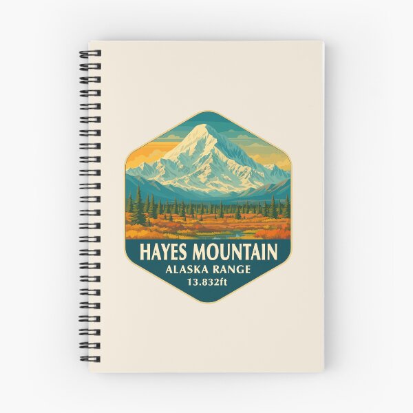Aperçu de l'œuvre Hayes Mountain Vista - Paysage vectoriel de l'Alaska créée et vendue par Gideon Emmerich.