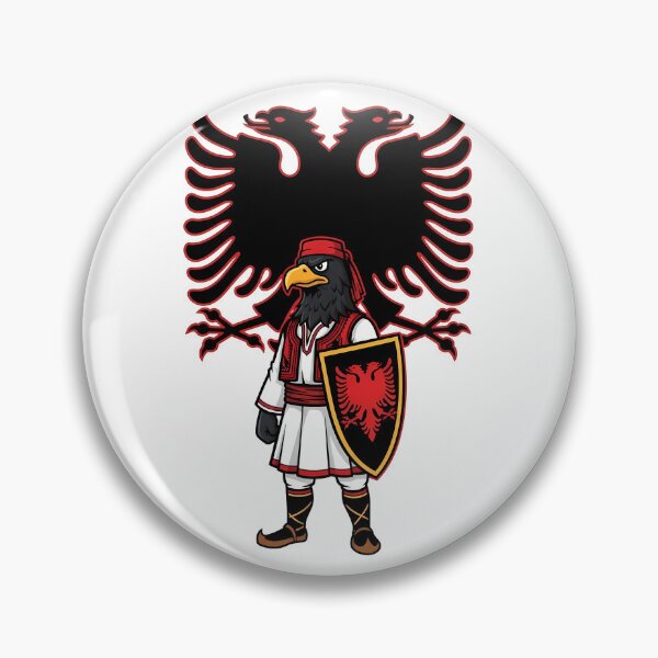 Item preview, Albanian Eagle Warrior Patriot Pride designed and sold by k3rstman1.