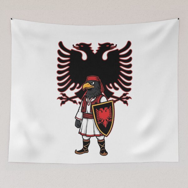 Item preview, Albanian Eagle Warrior Patriot Pride designed and sold by k3rstman1.