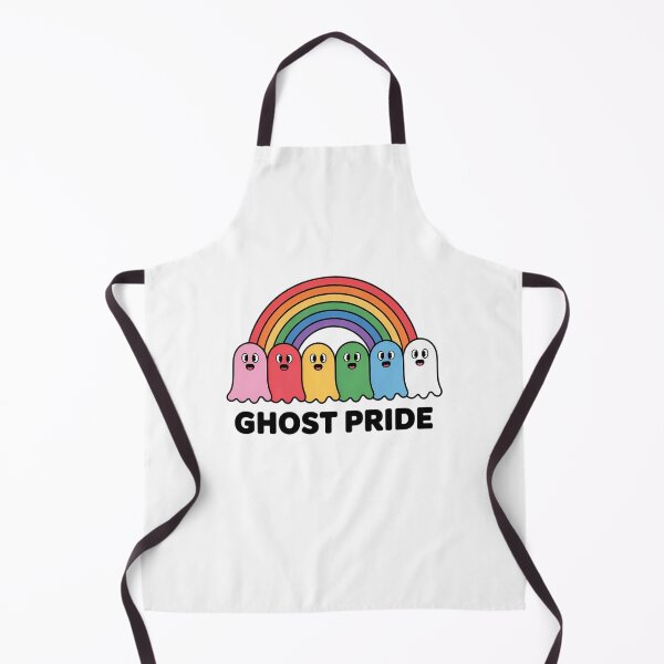Item preview, LGBT Gay Pride Halloween Rainbow Flag Cute Ghosts designed and sold by VladoZork.