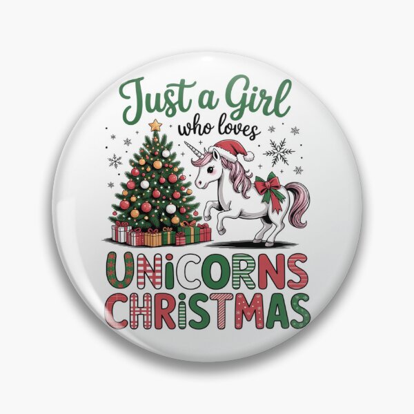 Item preview, Just a Girl who loves UNICORNS CHRISTMAS designed and sold by VladoZork.