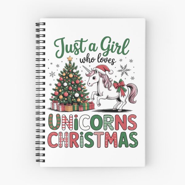 Item preview, Just a Girl who loves UNICORNS CHRISTMAS designed and sold by VladoZork.