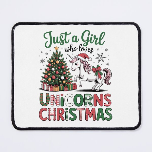 Item preview, Just a Girl who loves UNICORNS CHRISTMAS designed and sold by VladoZork.