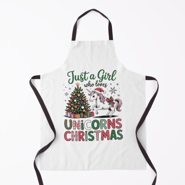 Item preview, Just a Girl who loves UNICORNS CHRISTMAS designed and sold by VladoZork.