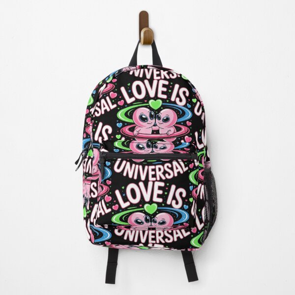 Item preview, Two Alien Friends Sharing Universal Love designed and sold by SplashTastic.