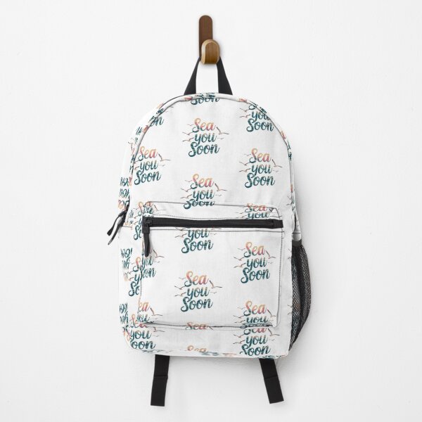 Item preview, Sea You Soon Typography Design | Ocean Sunset Aesthetic with Seagulls designed and sold by HAFIZ-DP.