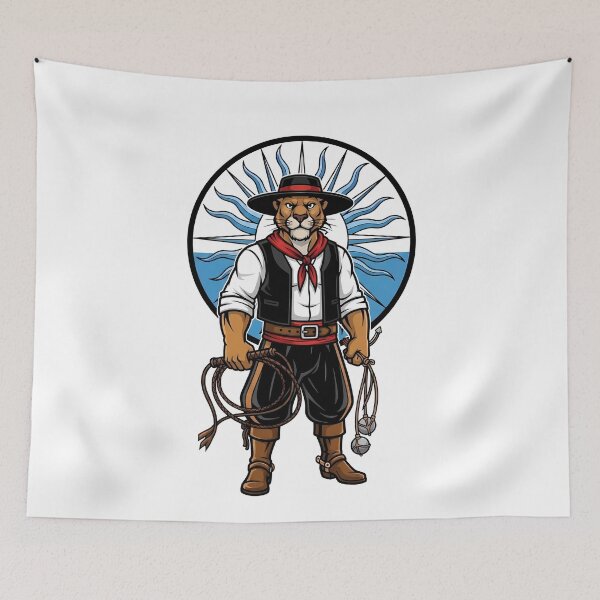 Item preview, Argentina Gaucho Puma Mascot South designed and sold by k3rstman1.