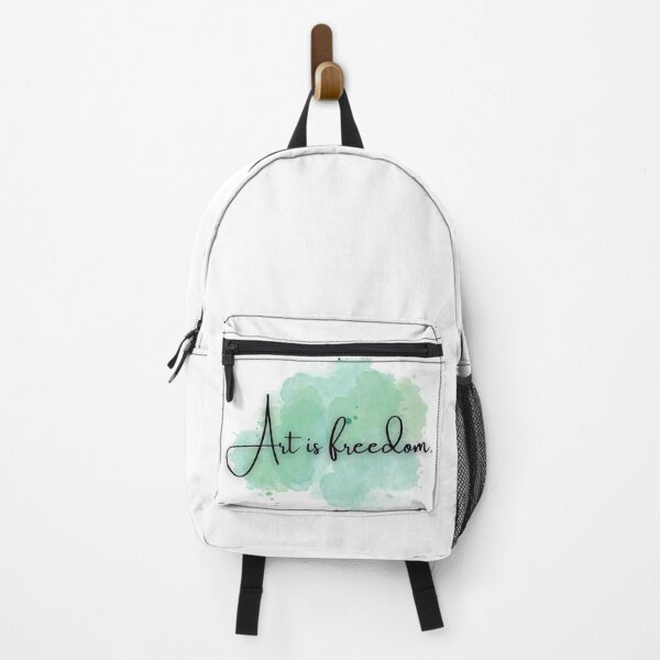 Item preview, Art Is Freedom – Abstract Inspirational Quote Design by Sutravia Studio designed and sold by SutraviaStudio.