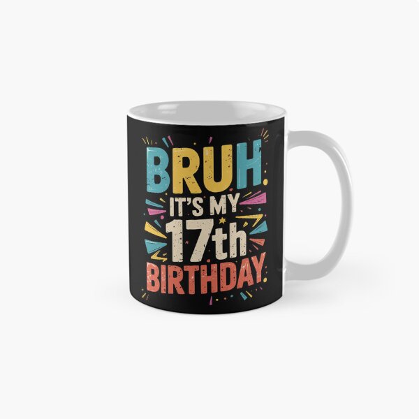 Item preview, Bruh It's My 17th Birthday 17 Year Old Birthday  designed and sold by lilLilaBatArt.