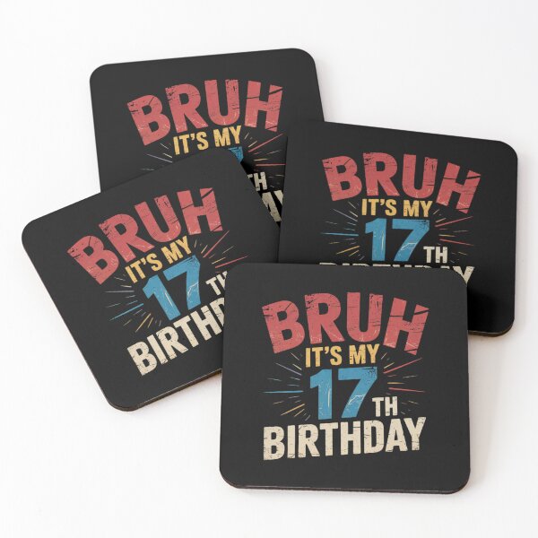 Item preview, Bruh It's My 17th Birthday 17 Year Old Birthday  designed and sold by lilLilaBatArt.