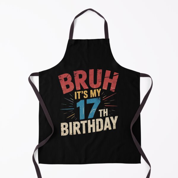 Item preview, Bruh It's My 17th Birthday 17 Year Old Birthday designed and sold by lilLilaBatArt.